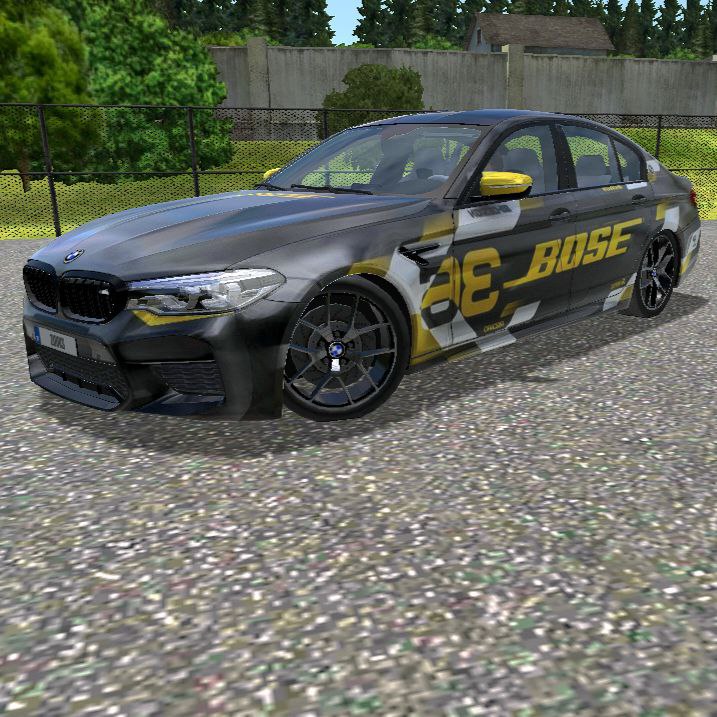 VW Passat Black Yellow