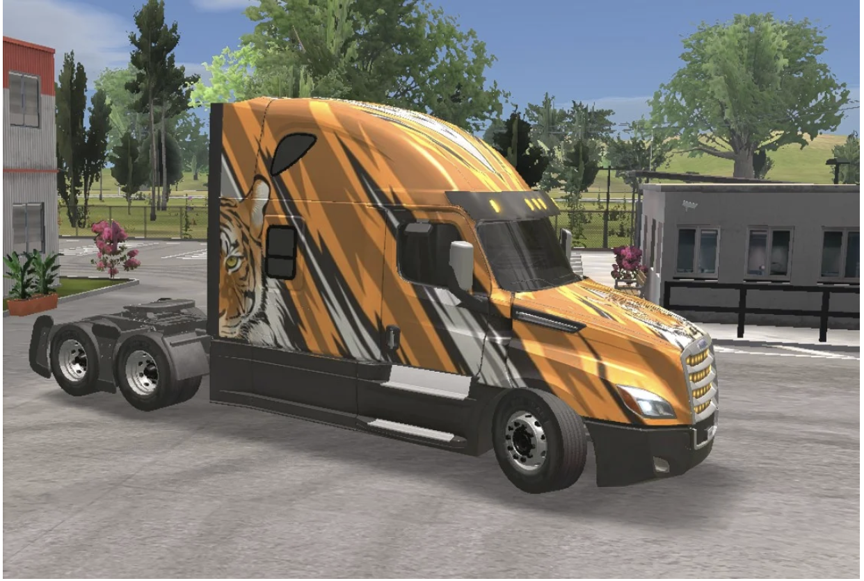 Freighter Cascadia Skin Tiger Wrap