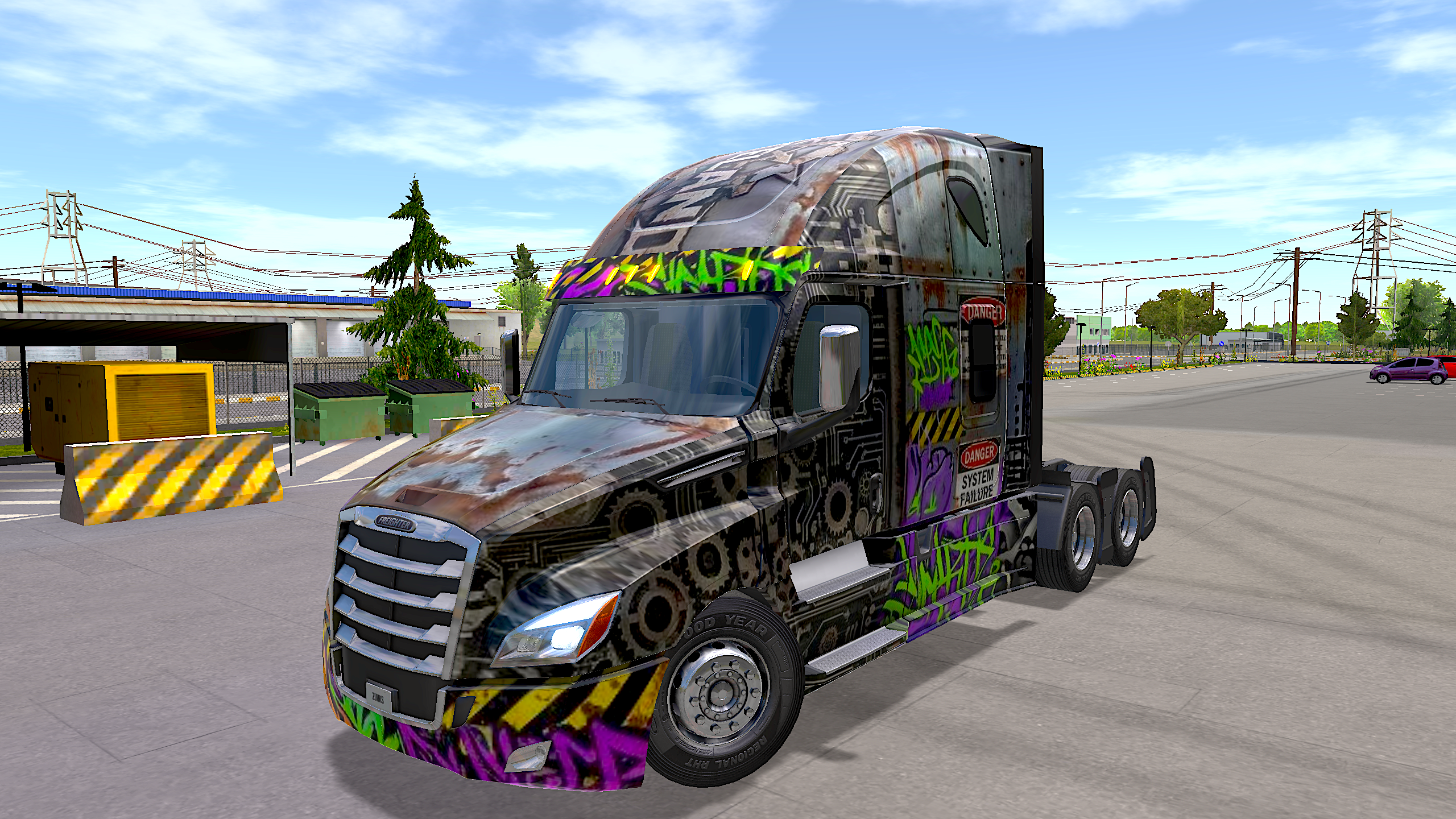 Freighter Cascadia Premium Skin Chaostic Style