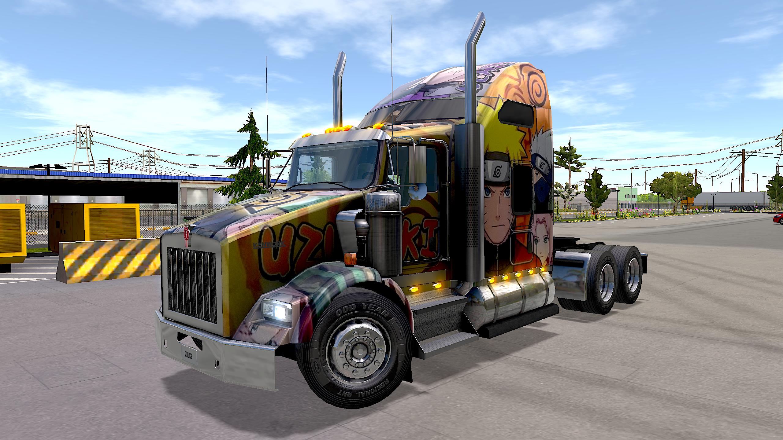 Kenworth T800 Premium Naruto Skin