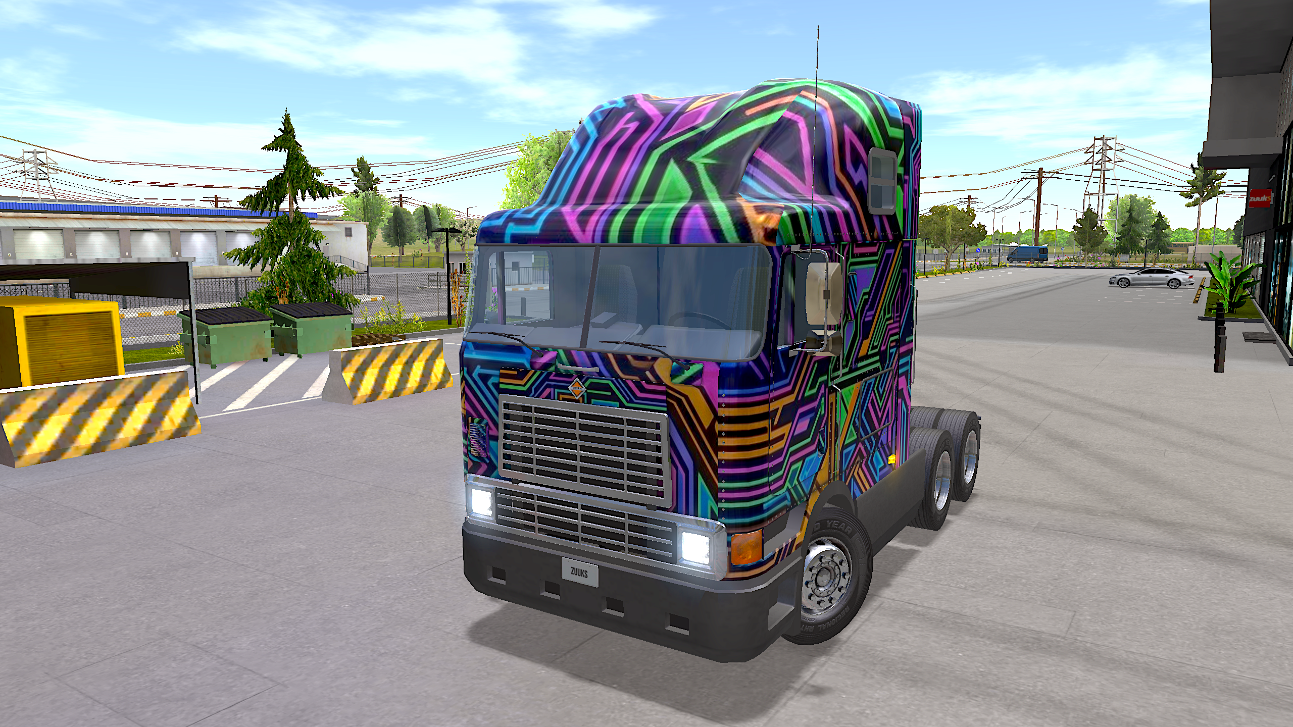 Inter 9800 Premium Neon Skin