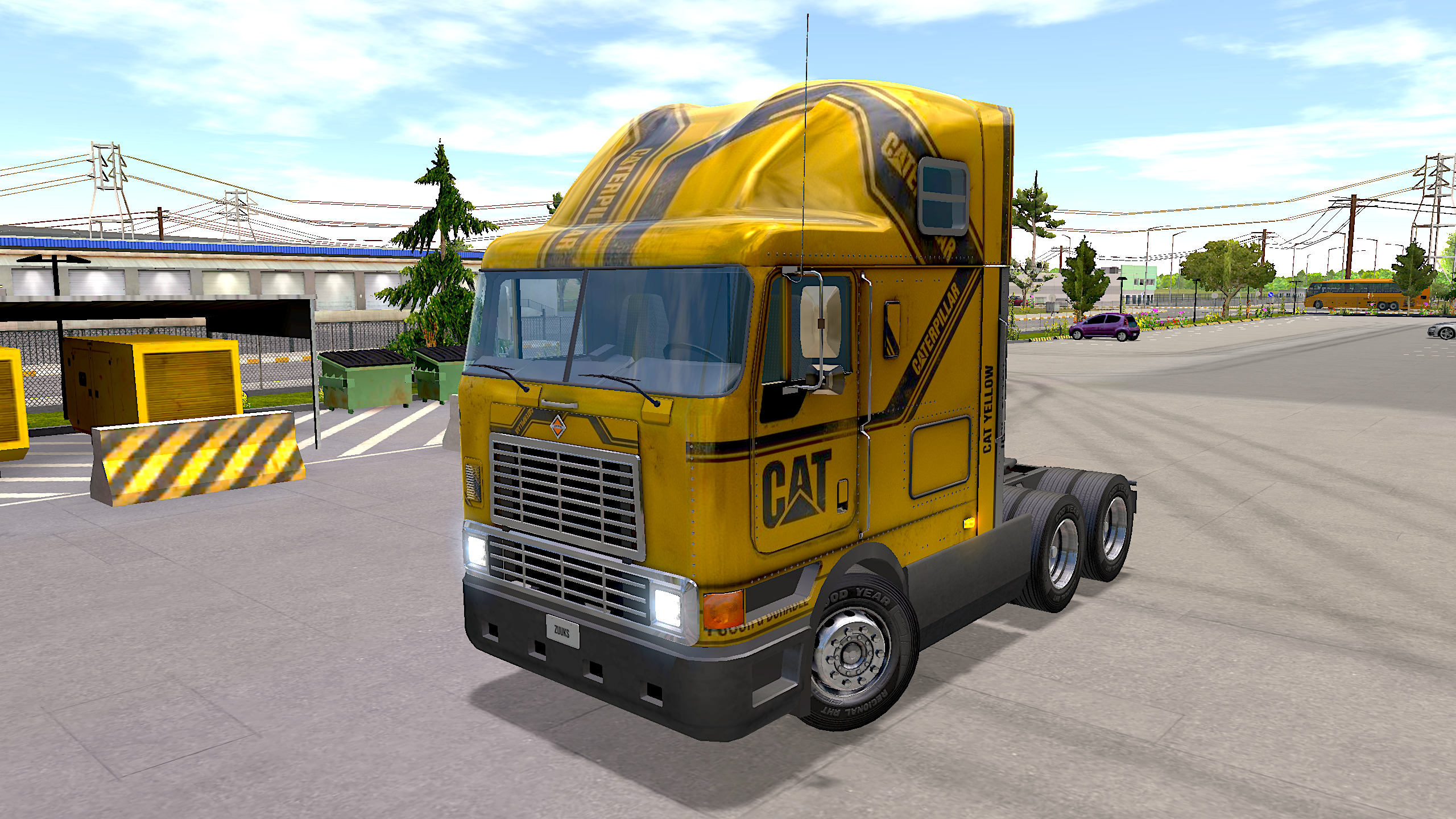Inter 9800 Premium Yellow Caterpillar Skin