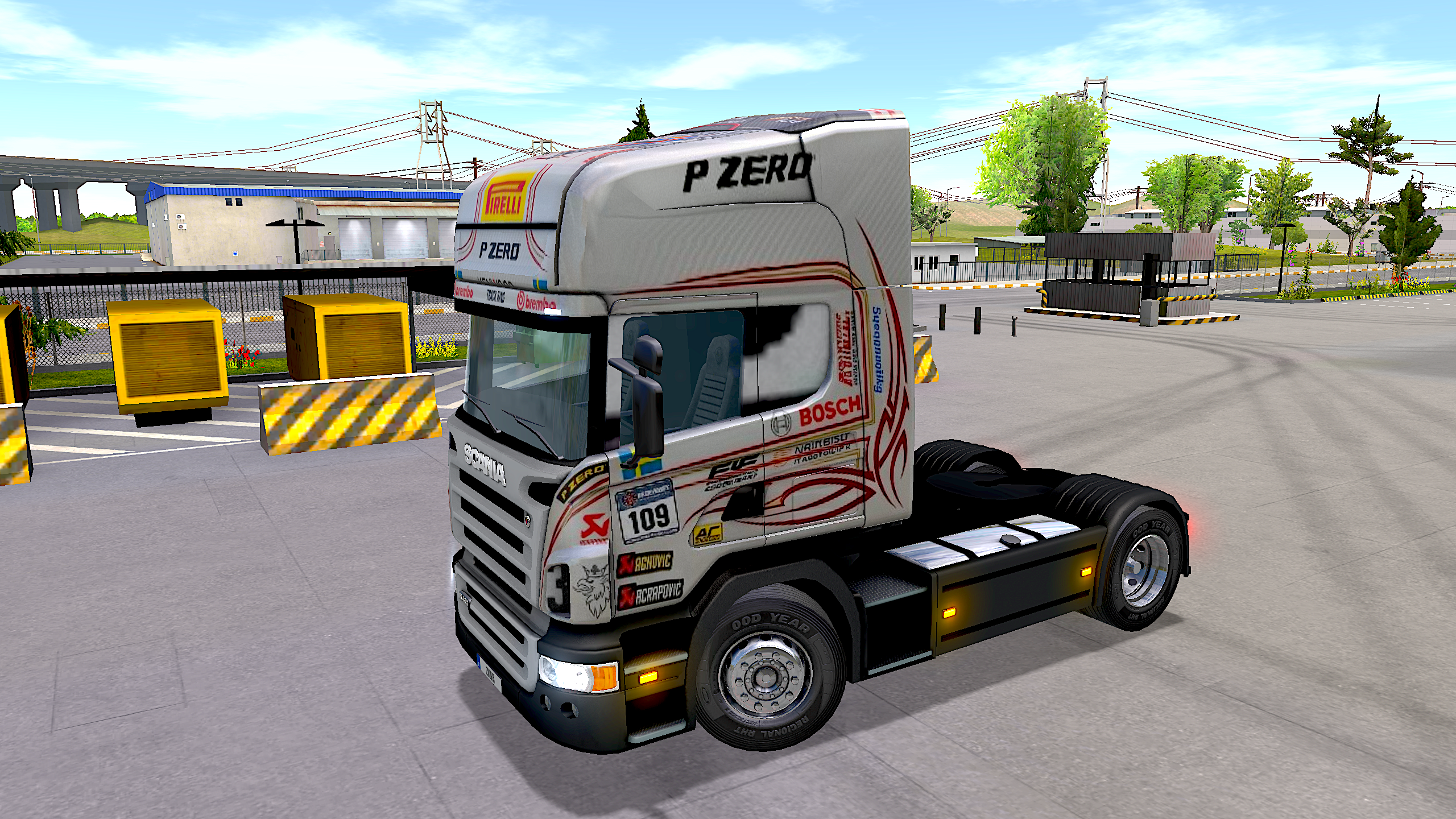 Scania r420 White Sport Car Premium Theme