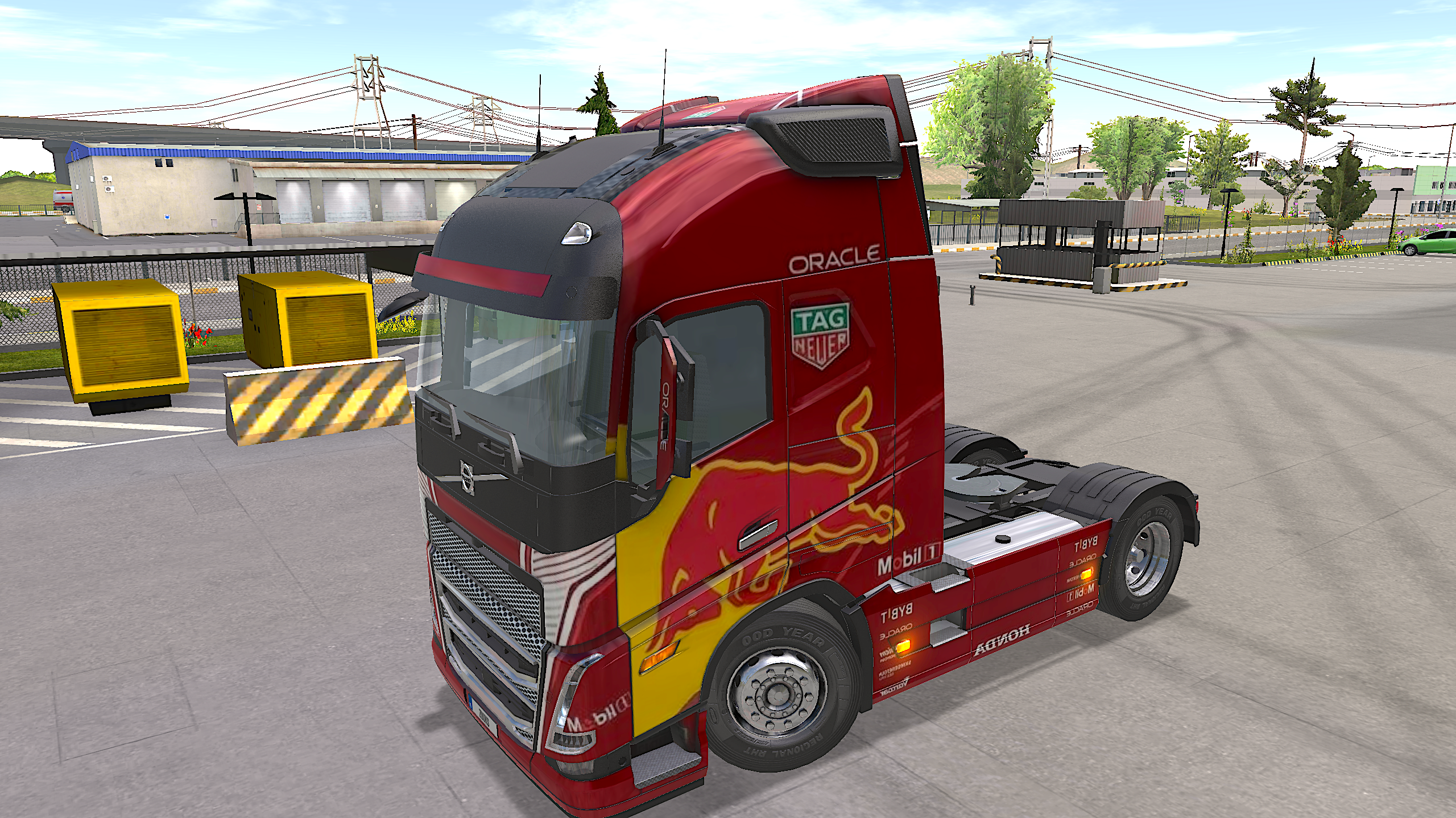 Volvo FH 2021 Red Color Red Bull Premium Skin