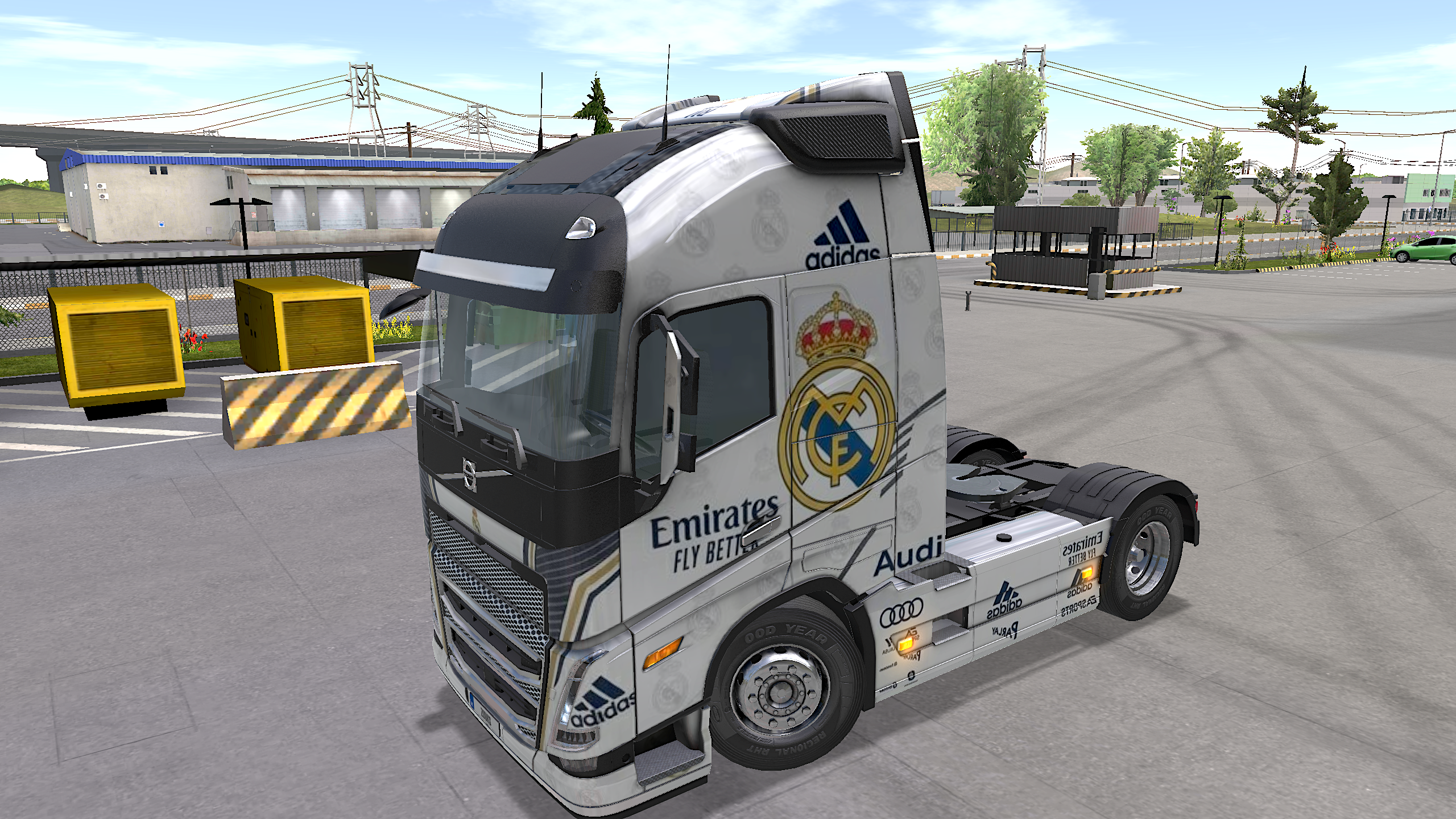 Volvo FH 2021 Real Madrid White Color Premium Skin