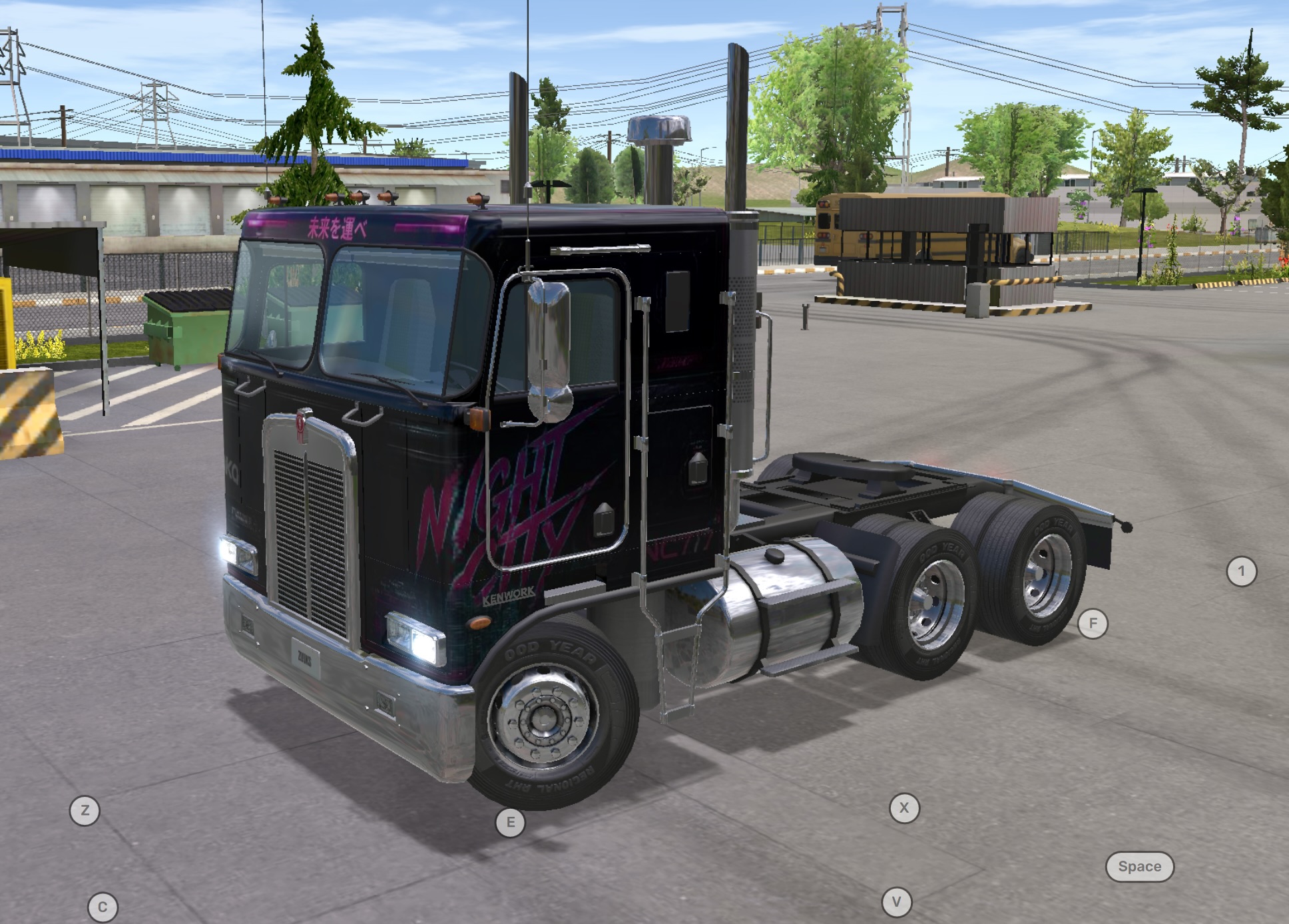 Kenworth K100 Cyberpunk Premium Skin