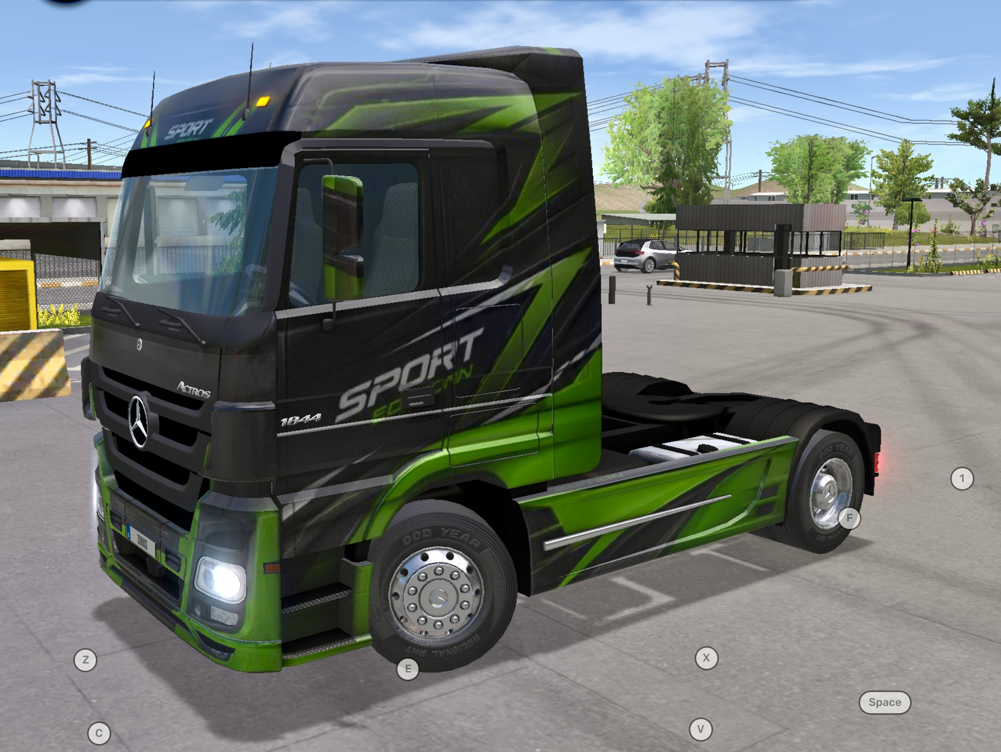 Actroz 2010 Green Sport Car Premium Skin