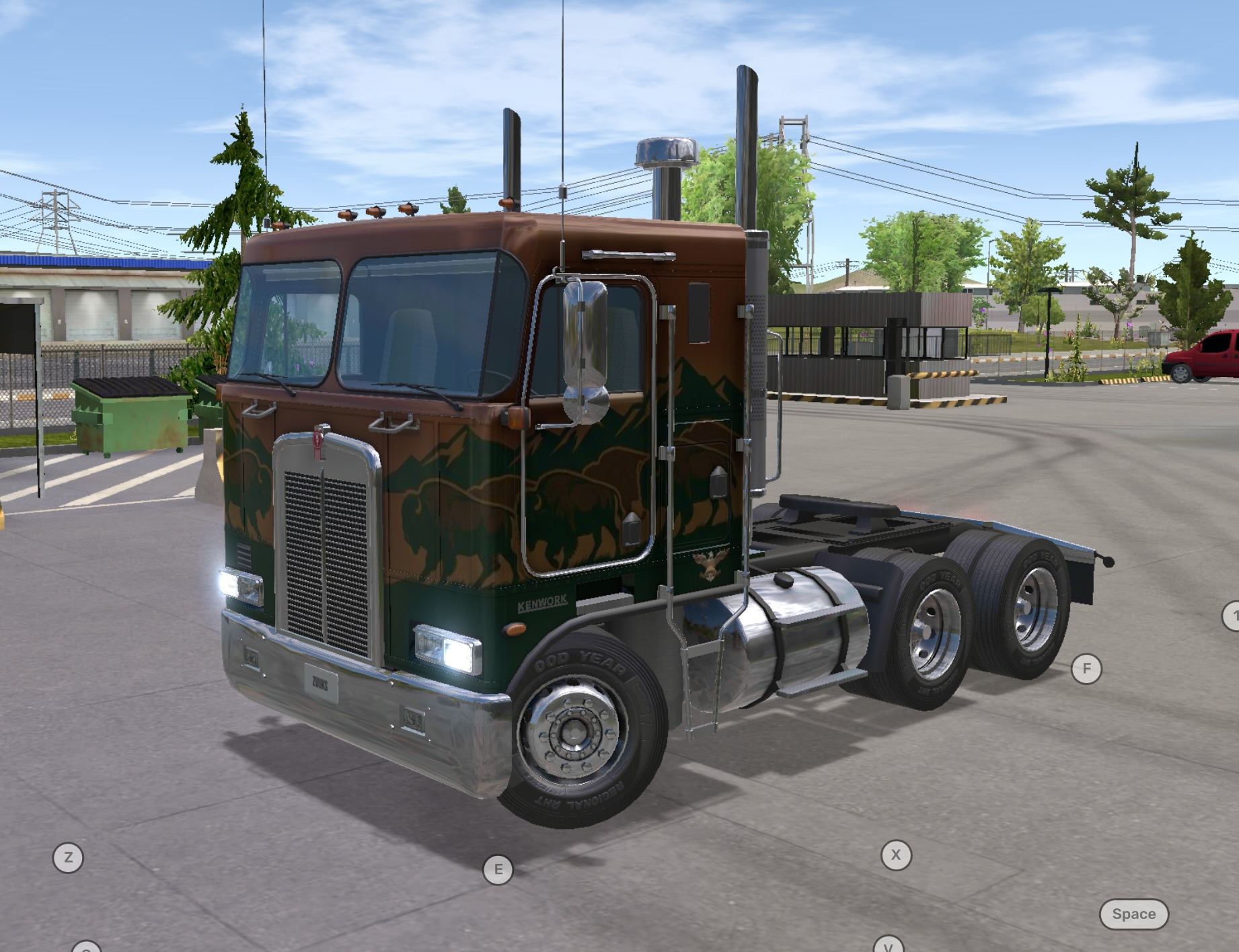 Kenwork K100 Bison Theme Premium Skin