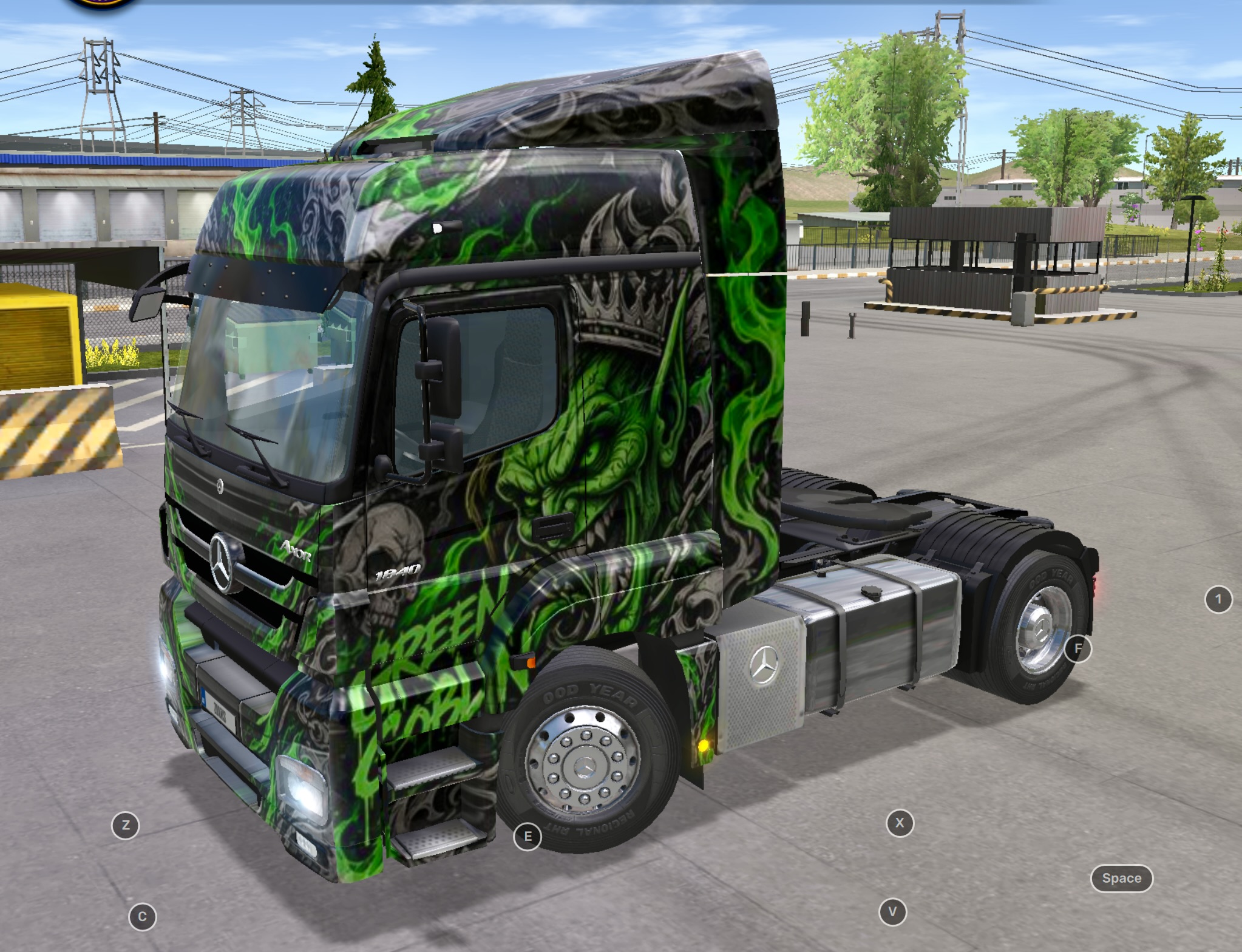 BENZ AXOR 1840 GREEN SNACK TATOO PREMIUM SKIN